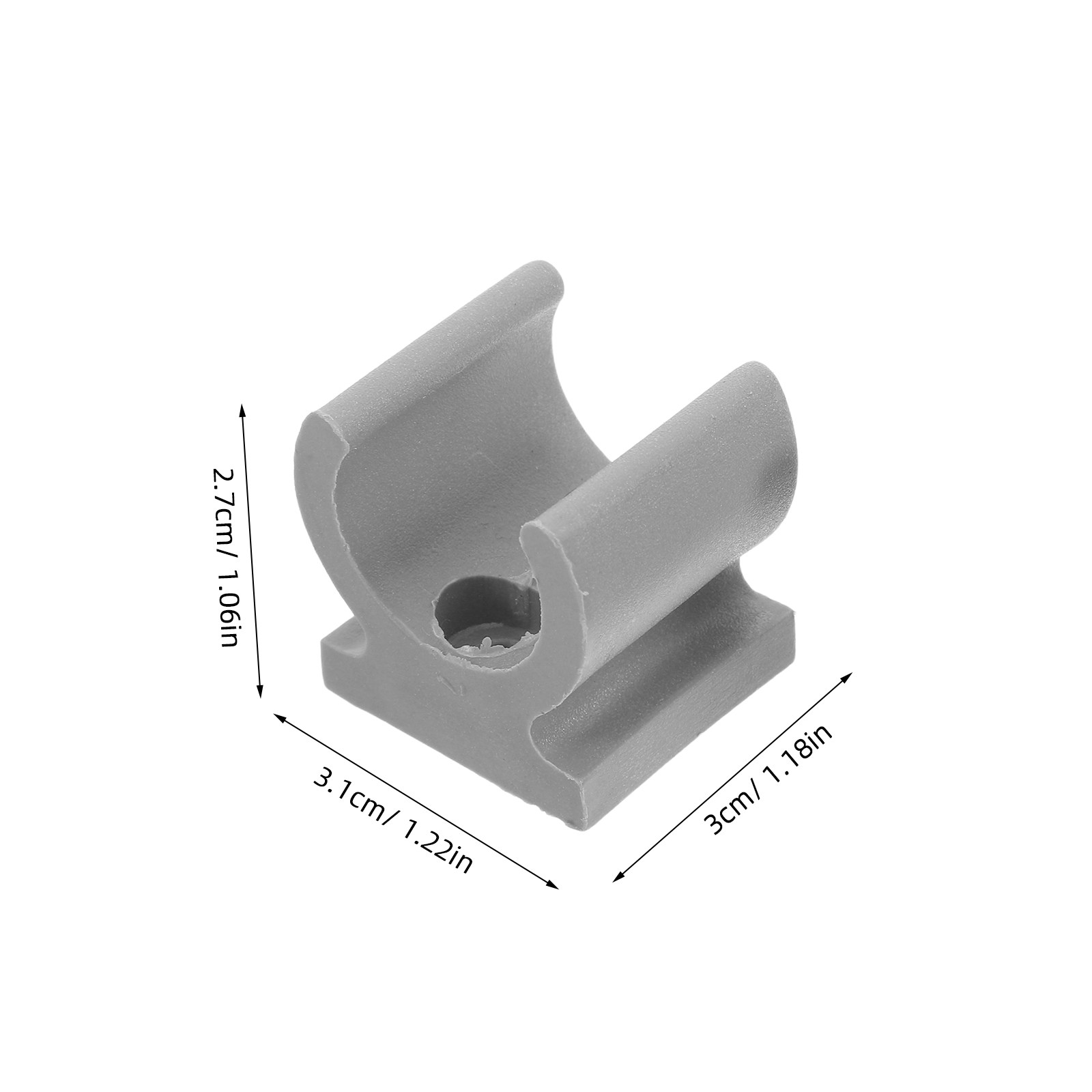 24 Stück U-förmige Kunststoffr – Plastic Pipe Clip Bewertung und Preis